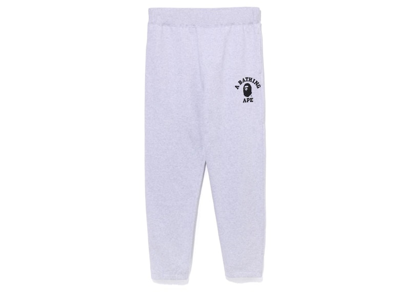 Grey store bape joggers