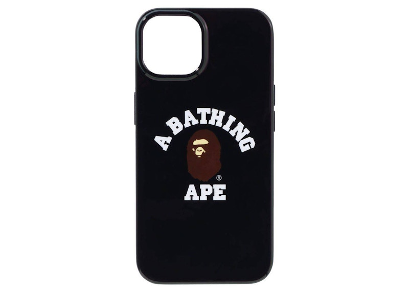 Pre-owned Bape College Iphone 14 Case In Black