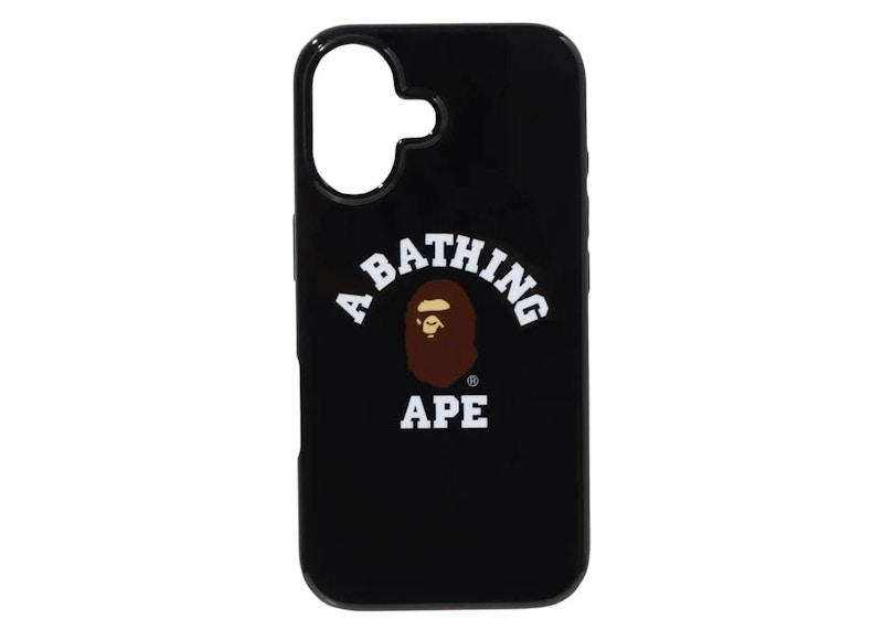 BAPE College iPhone 16 Case Black Men's - FW24 - US