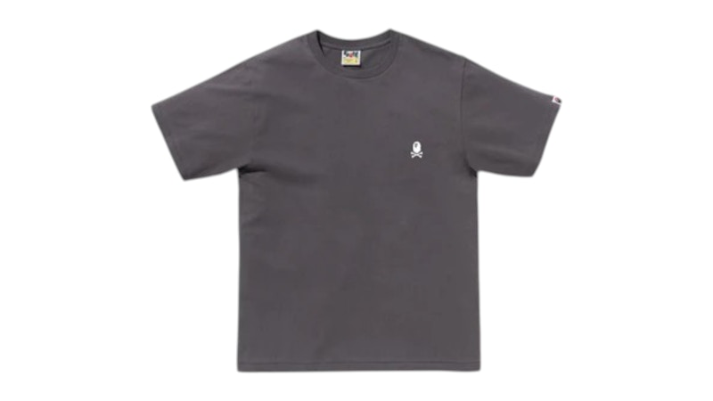 BAPE Color Ape Crossbone One Point Tee Antracite