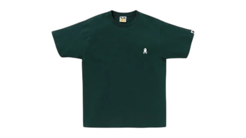 BAPE Color Ape Crossbone One Point Tee Green