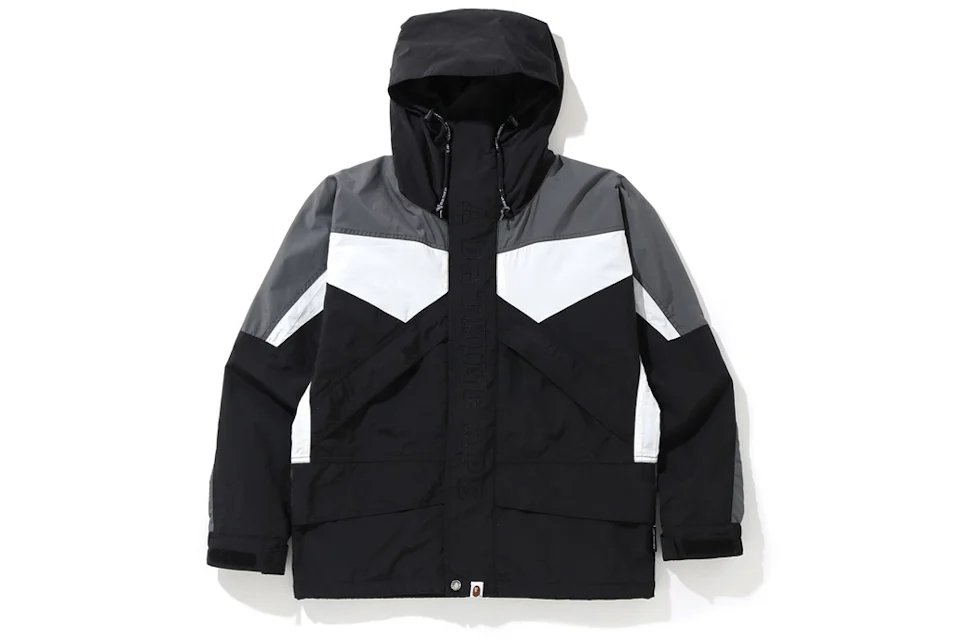 BAPE Color Block Classic Snowboard Jacket Black