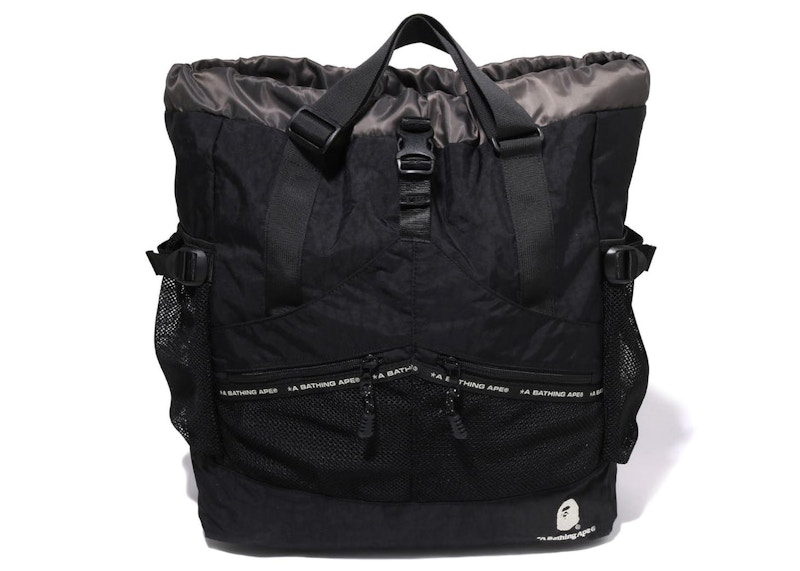 BAPE Color Block Multi Bag Nero