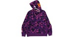 Sudadera con capucha BAPE Color Camo 2Nd Shark Púrpura