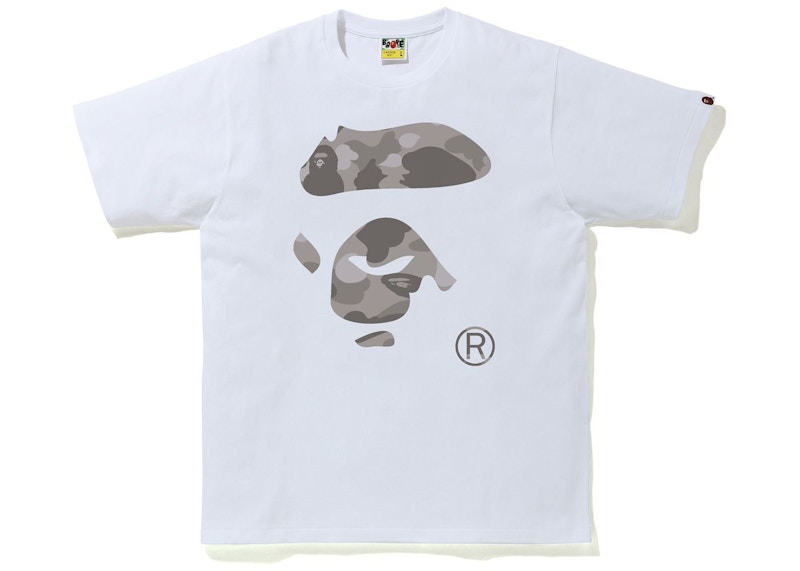 camo bape tee