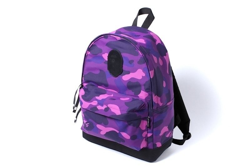 BAPE Color Camo Ape Head Day Pack Purple - TW