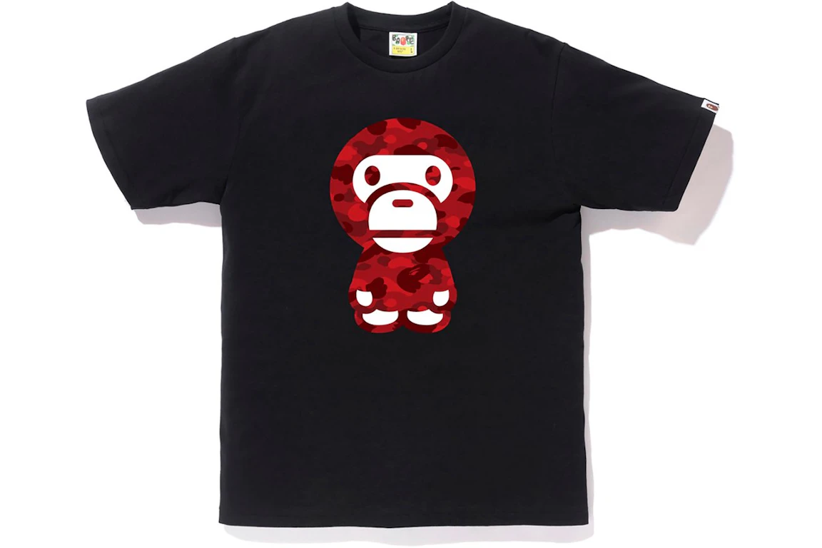 BAPE Color Camo Baby Milo Tee Black/Red