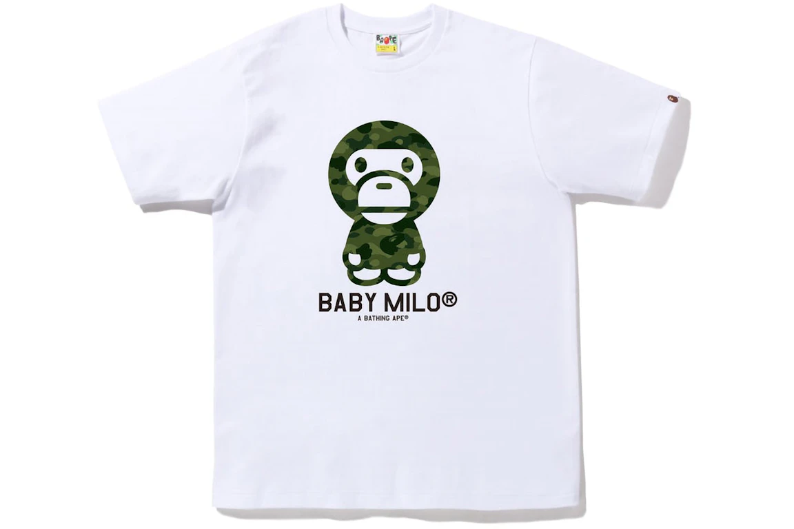 BAPE Color Camo Baby Milo Tee (FW22) White Green