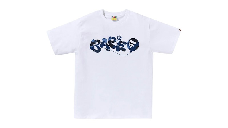 BAPE Color Camo Balloon Tee White/Navy