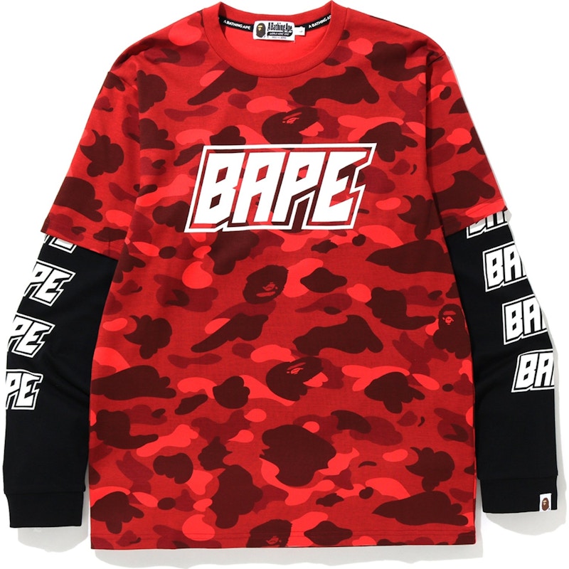 red bape tee