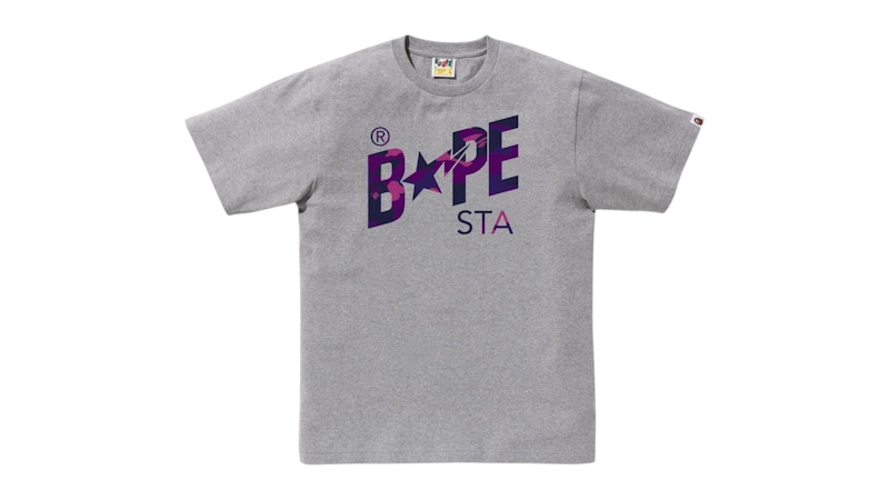 BAPE Color Camo Bape Sta Logo Tee Tee Gray