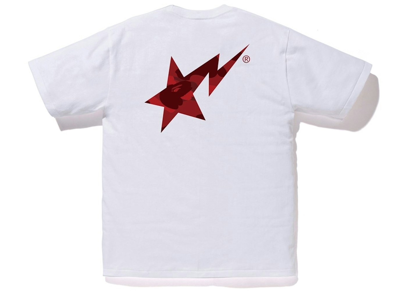Bape Color Camo Bapesta Logo T Shirt White Ss Bape Color Camo Bapesta Logo T Shirt White Ss