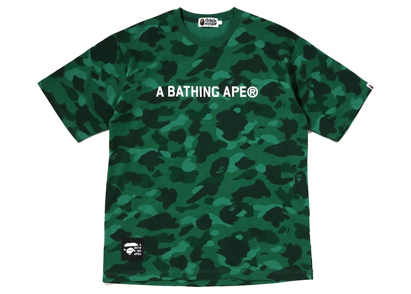 BAPE Color Camo Bathing Ape Relaxed Fit Tee Green - SS22 Men's - US