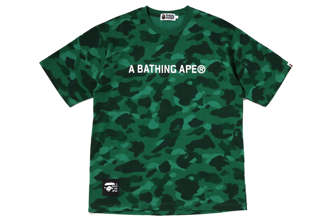 Click to view more detailed imagery on our partner's website Pre-owned Bape Color Camo Bathing Ape Relaxed Fit Tee Green