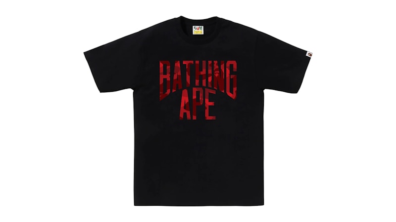 BAPE Color Camo Bathing Ape Tee Black