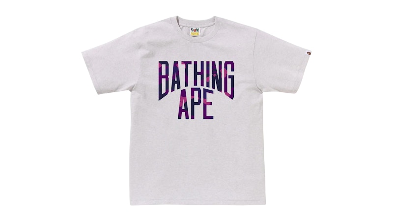 BAPE Color Camo Bathing Ape Tee Gray