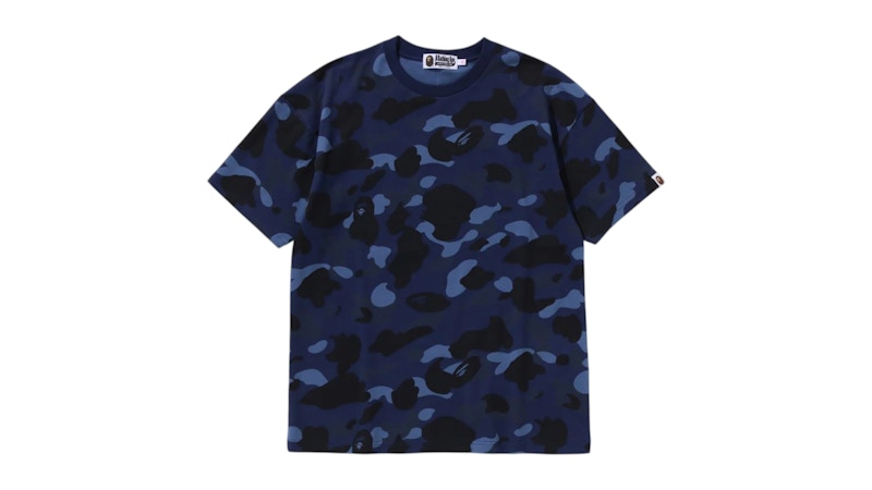BAPE Color Camo Big College Tee Blue