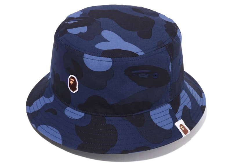 Blue camouflage cheap bucket hat