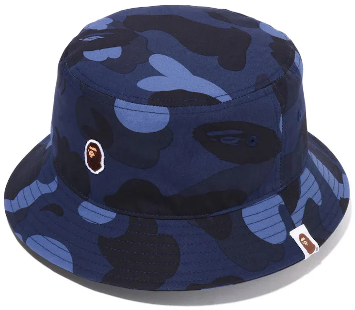 BAPE Color Camo Bucket Hat (FW23) Navy Men's - FW23 - US