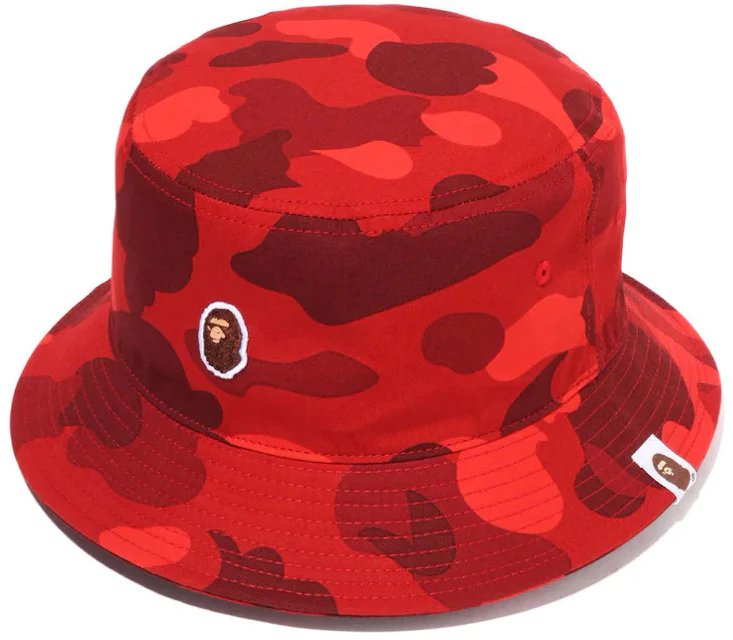 BAPE Color Camo Bucket Hat (FW23) Red Men's - FW23 - US