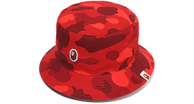 BAPE Color Camo Bucket Hat (FW23) Red