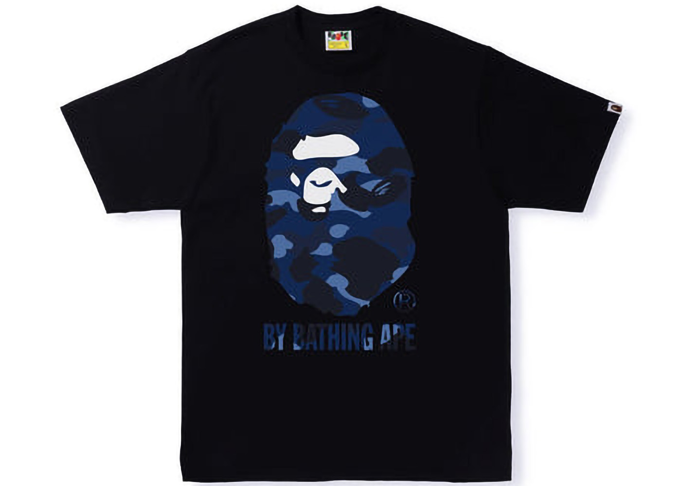 BAPE Color Camo By Bathing Ape Tee (SS22) Black Navy Men's - SS22 - US