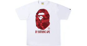 BAPE Color Camo By Bathing Ape Tee (SS22) White Red