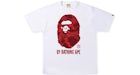 BAPE Color Camo By Bathing Ape Tee White Red