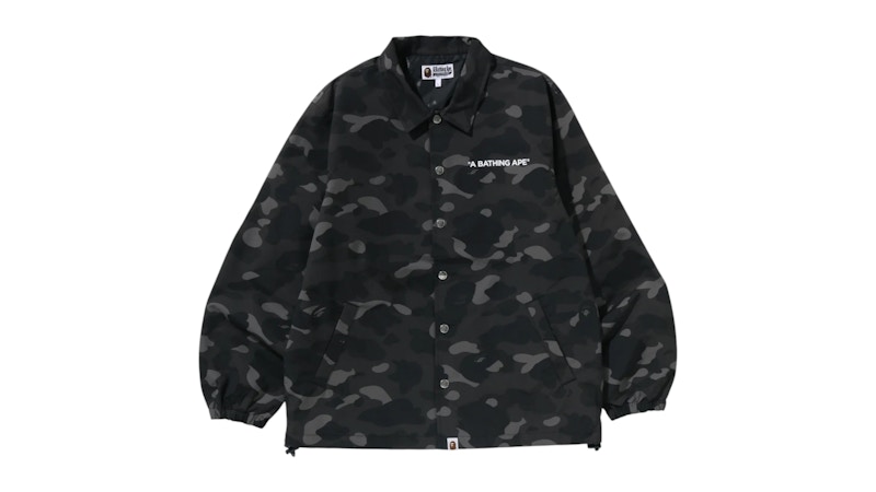 BAPE Color Camo Coach Jacket Black