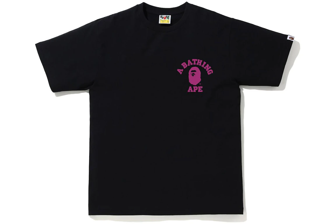 BAPE Color Camo College ATS Tee (FW20) Black/Purple