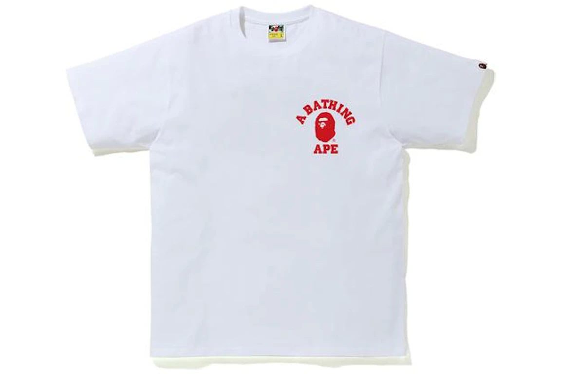 BAPE Color Camo College ATS Tee (FW20) White/Red