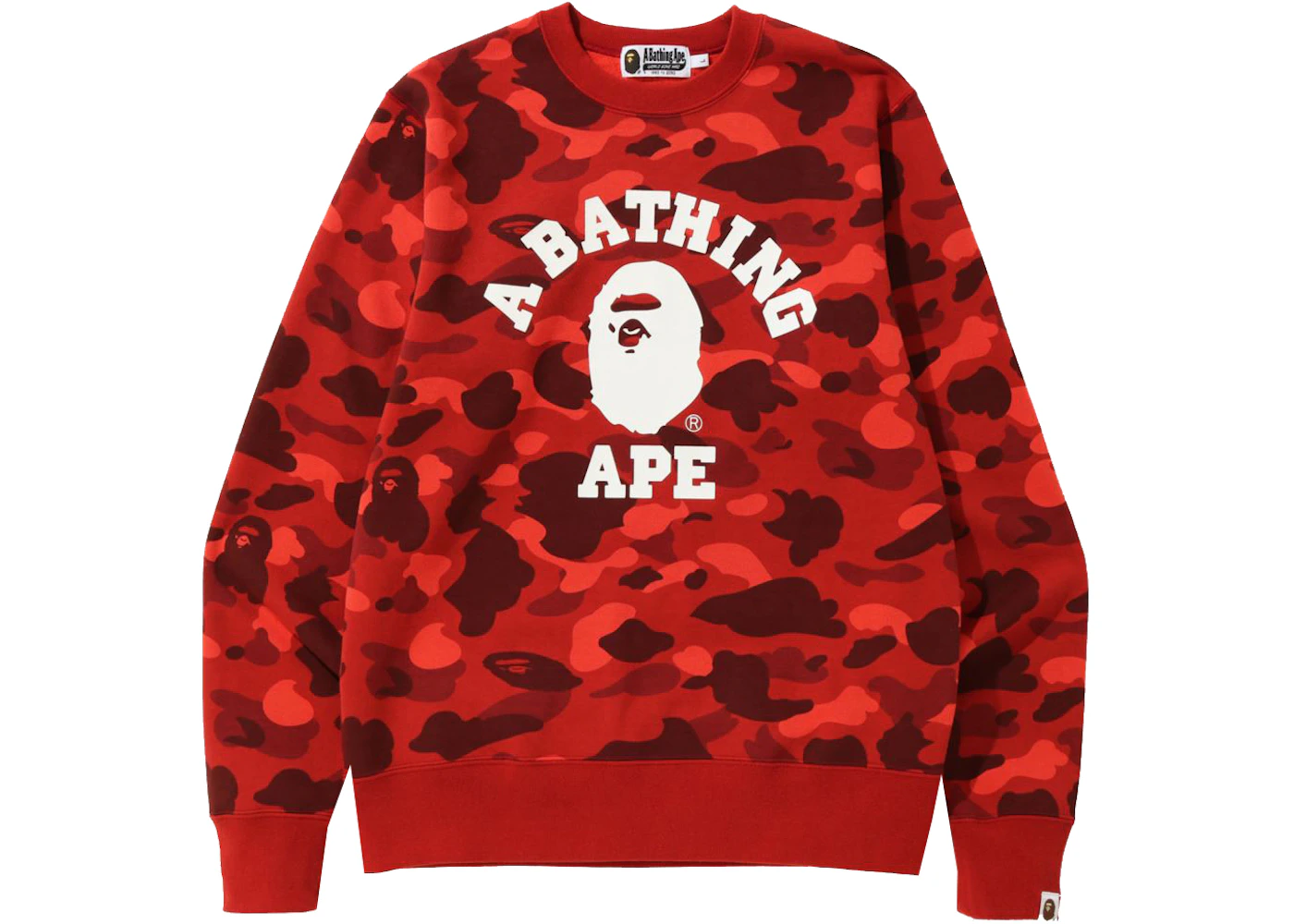 Bape college crewneck Clearance