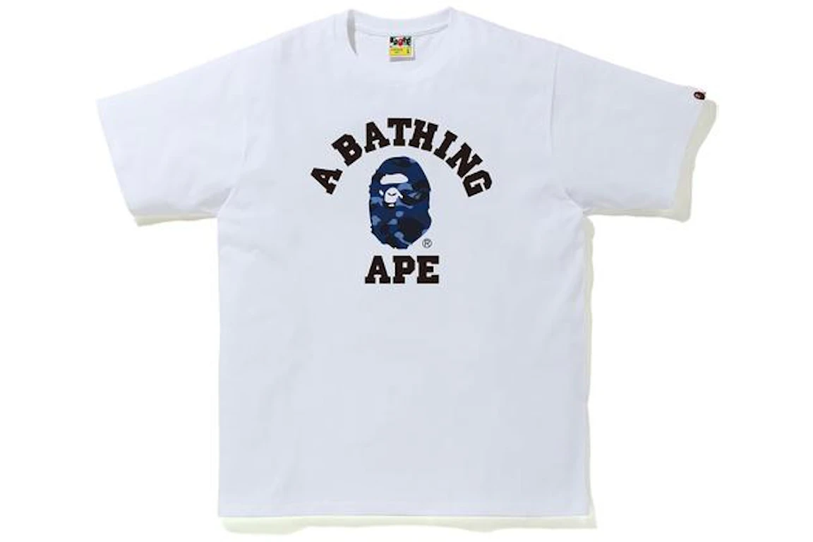 BAPE Color Camo College Tee (FW20) White/Navy