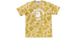 BAPE Color Camo College Tee (FW25) Yellow