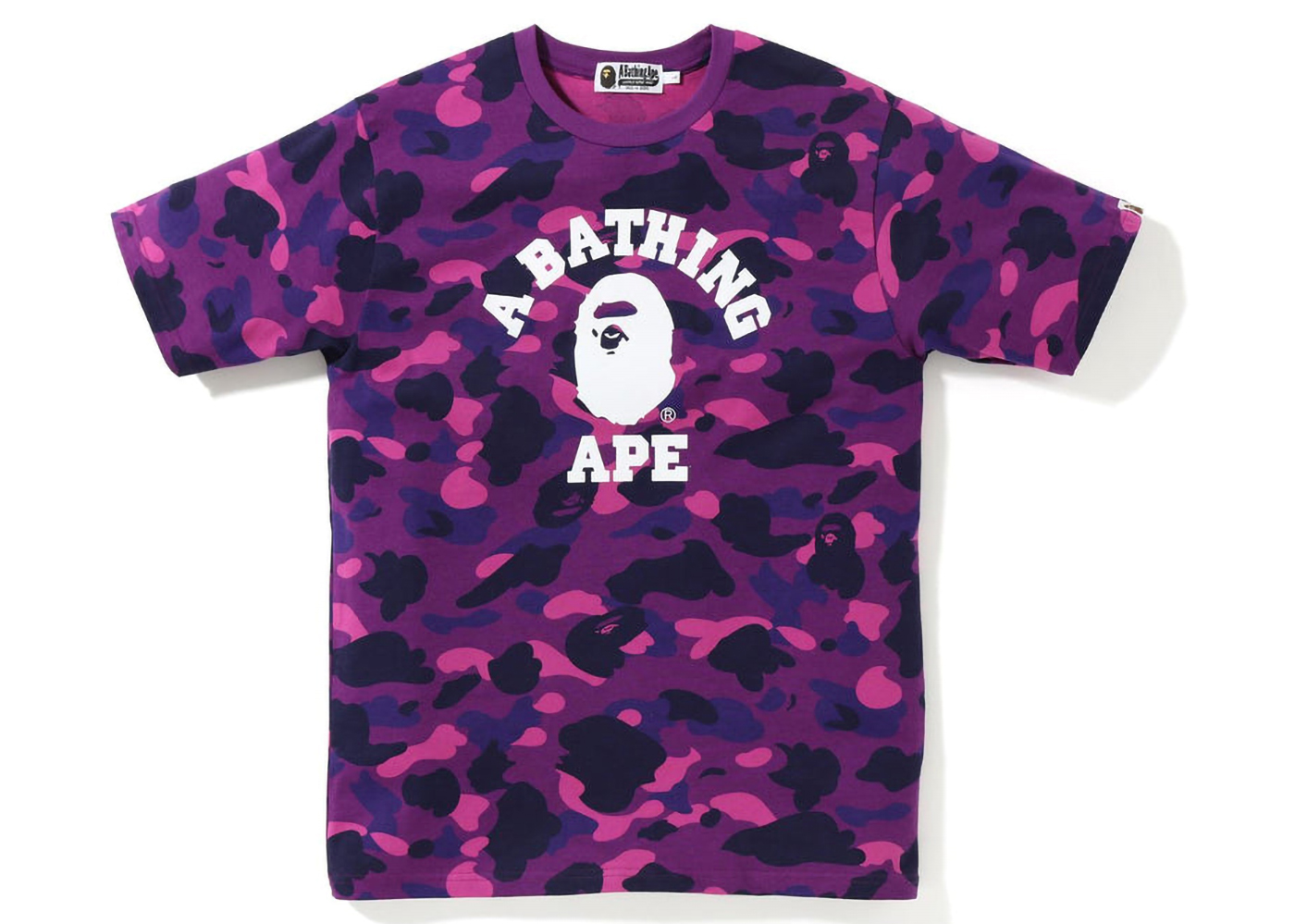 BAPE Colors College Tee (SS23) Pink