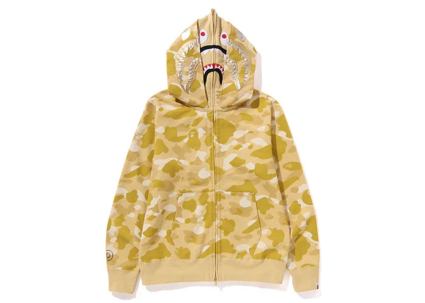 BAPE Color Camo Double Shark Full Zip Hoodie (SS24) Yellow メンズ ...