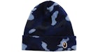 BAPE Color Camo Knit Cap Navy
