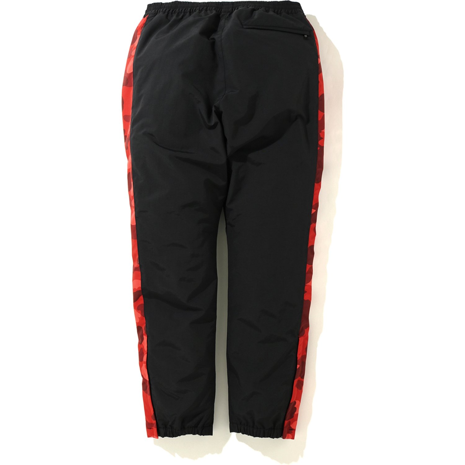 BAPE Color Camo Line Track Pants Black/Red Men's - FW19 - US