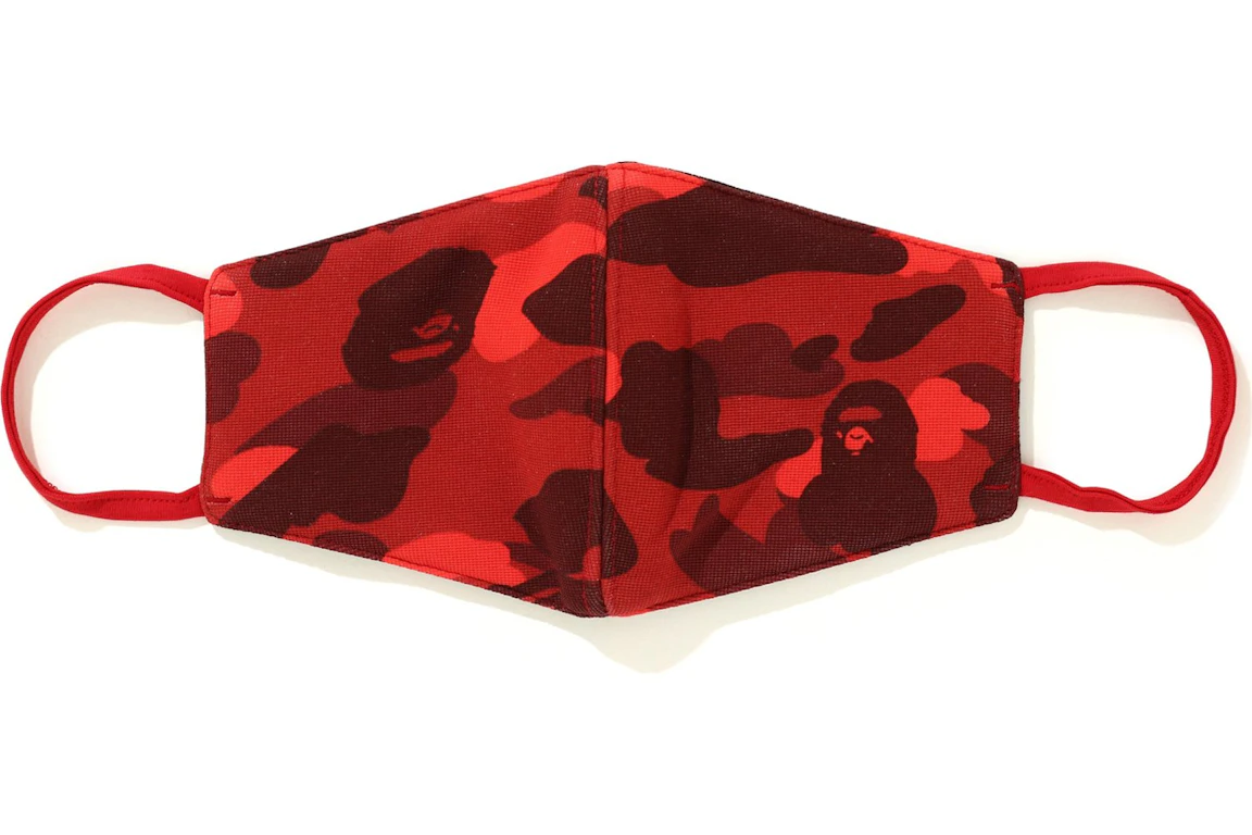 BAPE Color Camo Mask (FW19) Red
