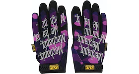 BAPE Color Camo Mechanix Wear Gloves Purple