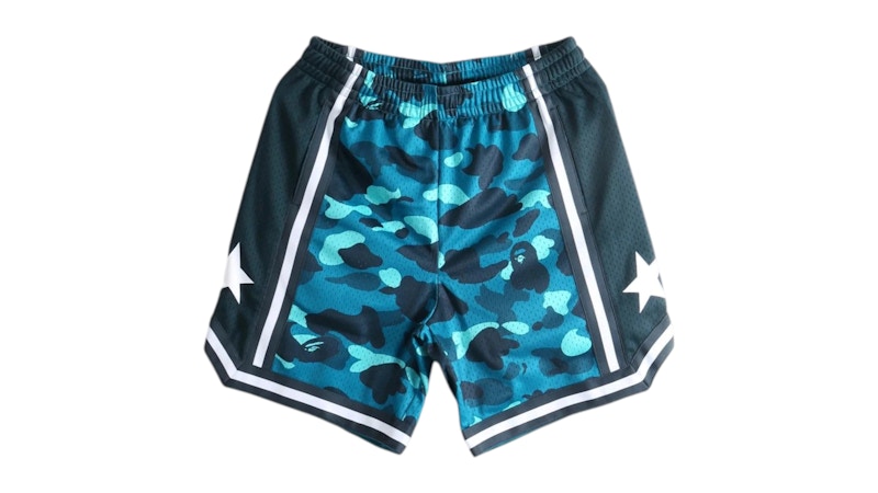 BAPE Color Camo Mesh Relaxed Fit Short Green