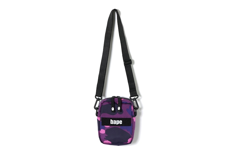 BAPE Color Camo Military Shoulder Bag Purple - FW19 - US