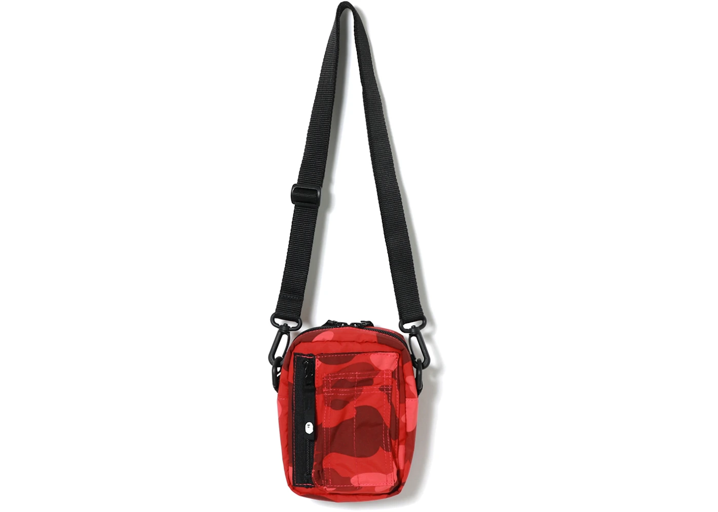 BAPE Color Camo Military Shoulder Bag Red - FW19 - US