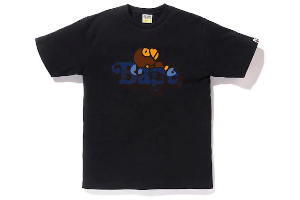 BAPE Color Camo Milo On Bape T-Shirt Black/Navy