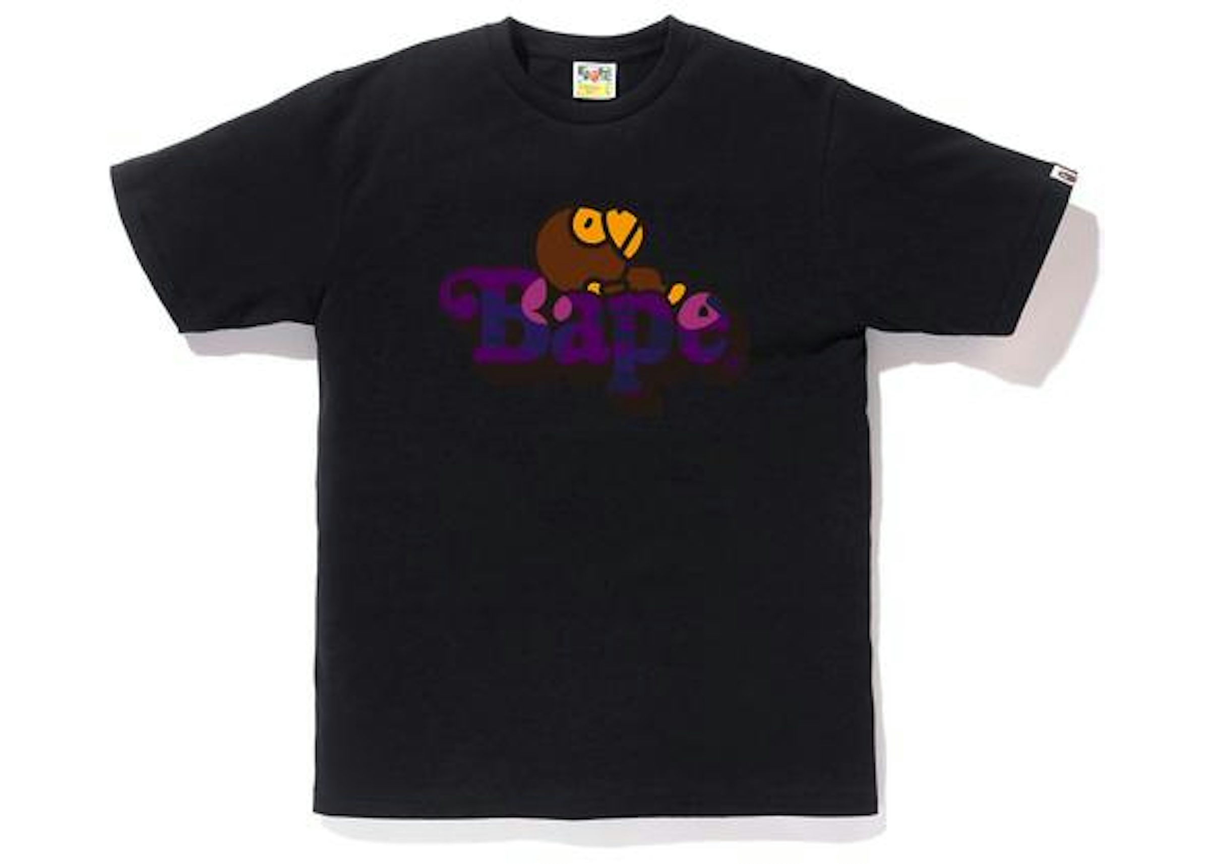 BAPE Color Camo Milo On Bape T-Shirt Black/Purple