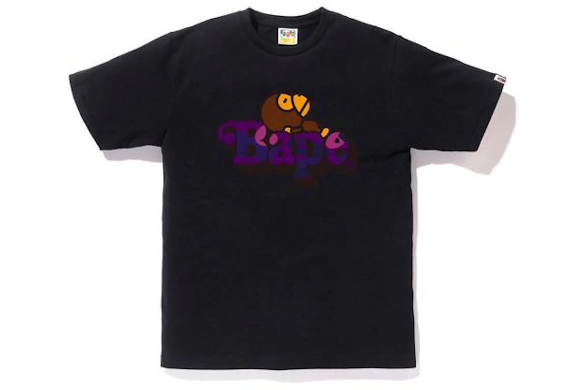 BAPE Color Camo Milo On Bape T-Shirt Black/Purple