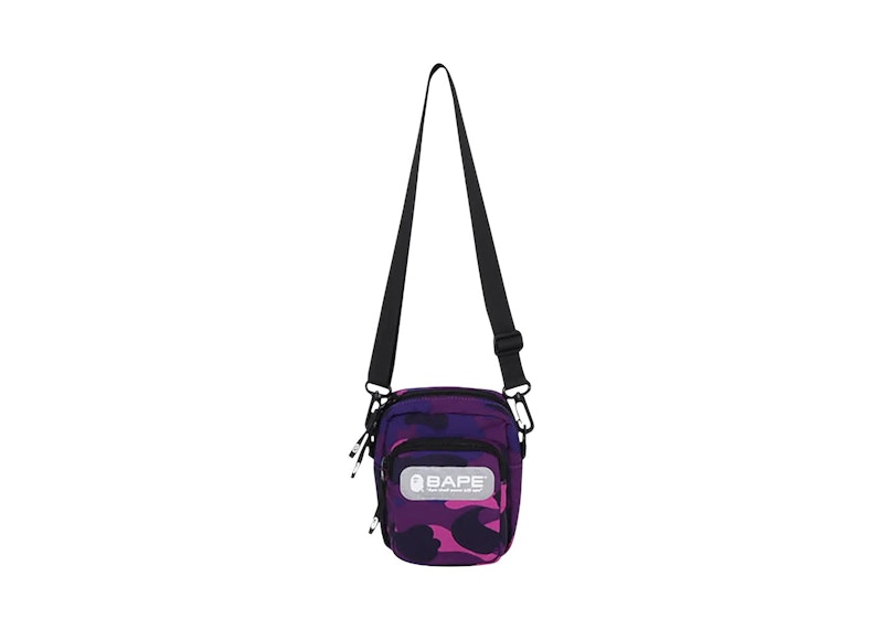 BAPE Color Camo Mini Shoulder Bag Purple