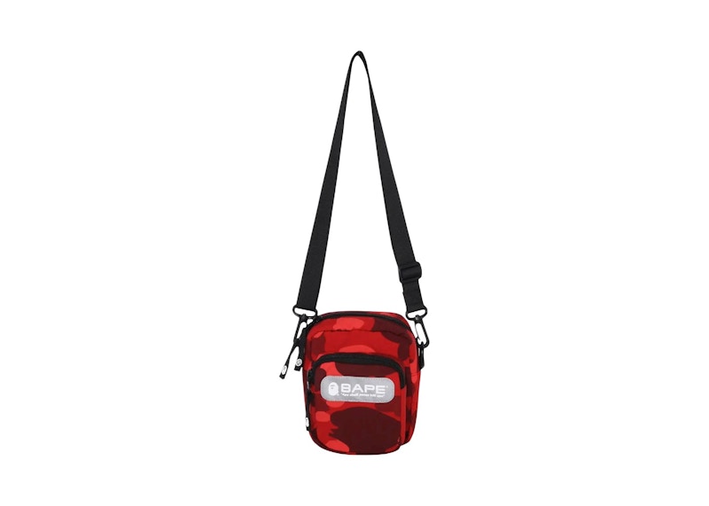 BAPE Color Camo Mini Shoulder Bag Red