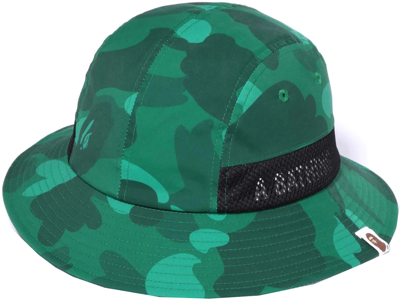 BAPE Color Camo Panel Hat Green - SS22 - US
