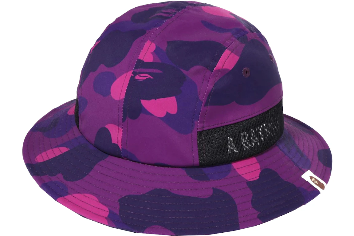 BAPE Color Camo Panel Hat Purple